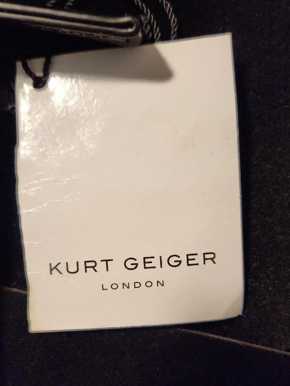 Kurt Geiger London Diamond Quilted Patent Bifold Wallet / Zip Card Holder - NWT